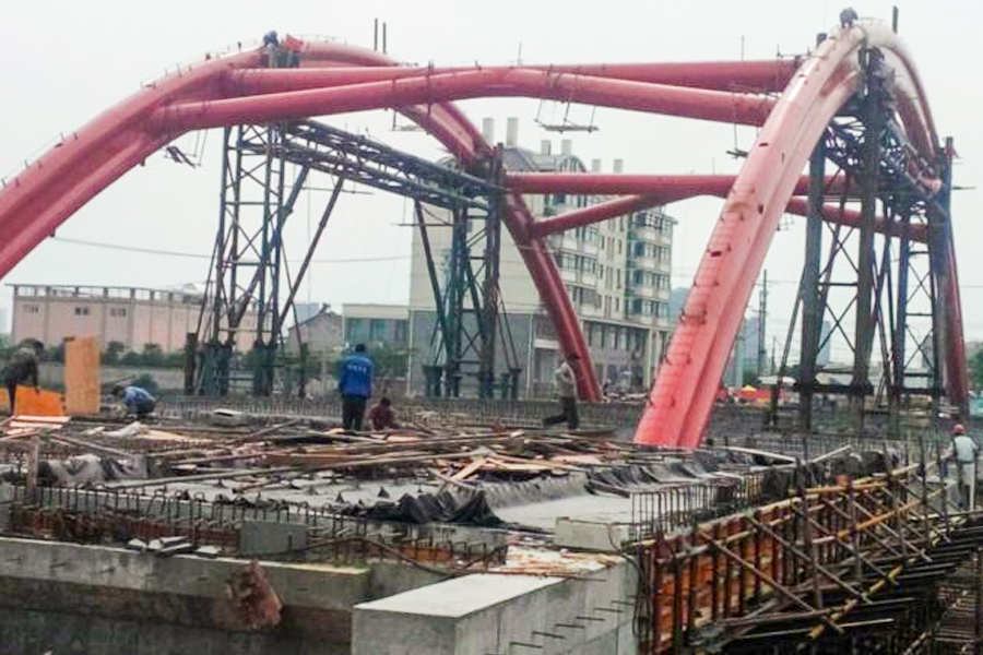 Tashan Road Bridge Crossing Xinlai River, Laian County, Anhui Province