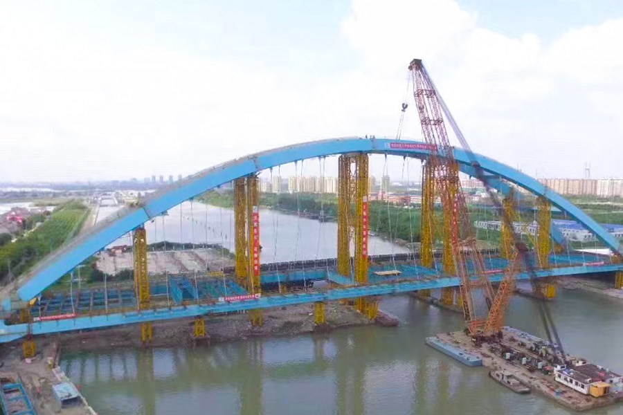 Puxing Highway Bridge on Dalu Line, Shanghai